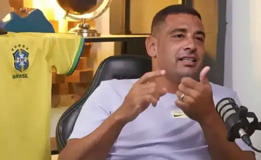 © Foto: Reprodução/YoutubeDiego Souza em entrevista ao podcast