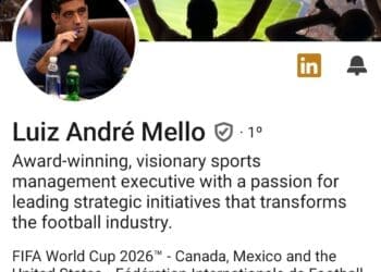 Ex-CEO da Vasco SAF, Luiz Mello assume cargo de diretor de operações da Copa do Mundo de 2026 desde janeiro.