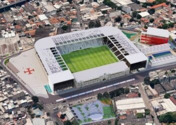 Vasco planeja que a nova capacidade do São Januário seja de 57 mil para partidas de futebol e de 65 mil para eventos musicais.