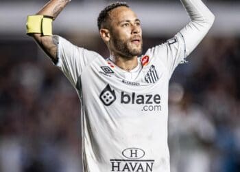 Santos comunica que Neymar não estará em campo contra o Vasco na estreia do Brasileiro.