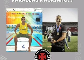 Ex-nadador paralímpico do Vasco, Mauro Brasil atuará como fisioterapeuta no futebol profissional