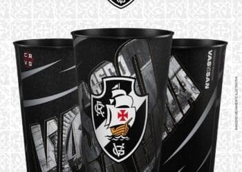 Confira os copos e o cordão que estarão disponíveis para compra neste domingo em São Januário.