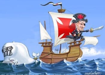 Confira a charge do GE sobre a vitória do Vasco na primeira rodada do Campeonato Brasileiro.