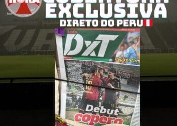Veja como o jornal peruano ressaltou o confronto de quarta-feira entre Melgar e Vasco na Sul-Americana.