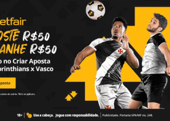 Betfair anuncia promoção para Corinthians x Vasco: aposte R$ 50 e receba R$ 50; veja os detalhes