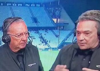 Vanderlei Luxemburgo deixou escapar um palavrão involuntariamente durante a transmissão de Corinthians x Vasco; confira.