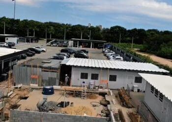 Fotos revelam o progresso das obras no CT Moacyr Barbosa; confira