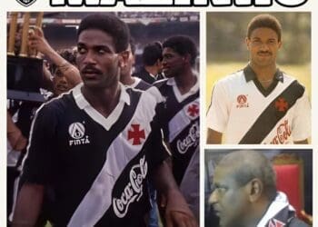 Ídolo e multicampeão do Vasco, Mazinho faz 59 anos hoje.