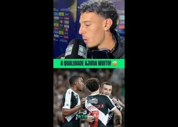 Nuno Moreira comenta sobre a adaptação no futebol brasileiro e destaca a qualidade da equipe do Vasco; assista ao vídeo.