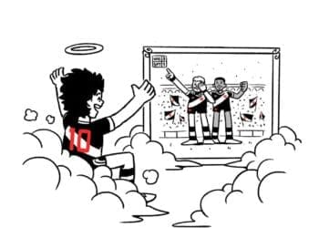 Confira a ilustração da conquista do Vasco contra o Sport.