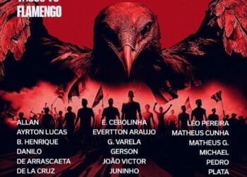 Flamengo anuncia os convocados para a partida contra o Vasco; confira