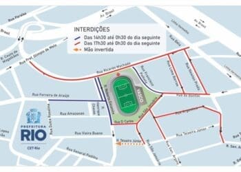 CET-Rio esclarece interdições nas proximidades de São Januário para Vasco x Lanús