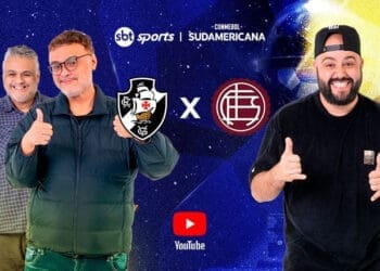 Sbt realizará uma transmissão leve de Vasco x Lanús no Youtube.