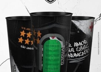 Conheça o copo que será vendido nesta terça-feira em São Januário.