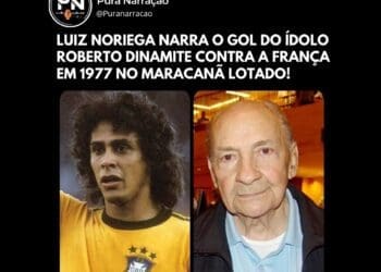 Assista ao gol de Dinamite pela Seleção na partida contra a França em 1977.