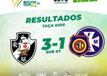 Sub-07: Vasco derrota o Madureira/Barra Mansa por 3 a 1 na Copa Rio Kids