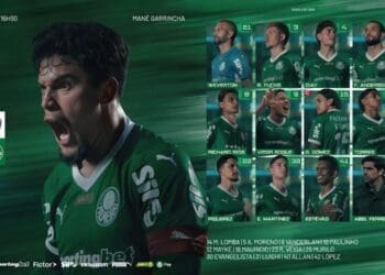 Confira a escalação do Palmeiras para a partida contra o Vasco; o ex-vascaíno Paulinho figura entre as opções no banco.