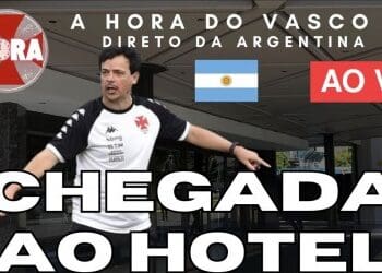 Acompanhe a chegada do Vasco ao hotel na Argentina
