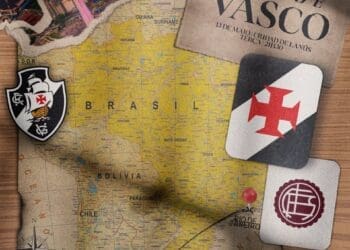 Veja a arte promocional de Lanús x Vasco