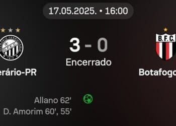 Próximo rival do Vasco, Operário derrota o Botafogo-SP por 3 a 0 na Série B