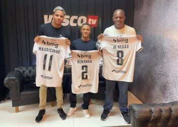 Futebol de Praia: Mauricinho, Benjamin Jr. e Júnior Negão estiveram no pré-jogo de Vasco x Fortaleza na VascoTV