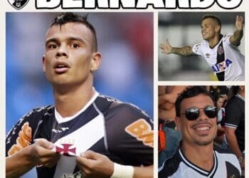 Bernardo, campeão carioca e da Copa do Brasil pelo Vasco, celebra 35 anos.