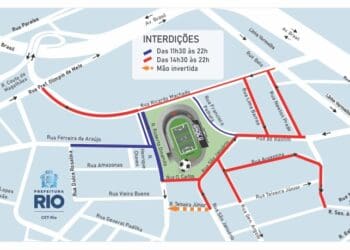 CET-Rio divulga informações sobre interdições na área de São Januário para Vasco x Operário-PR