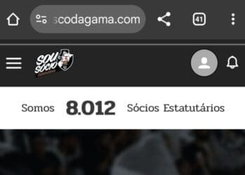 Queda no número de sócios estatutários do Vasco: de 8.012 para 7.711 em poucos dias