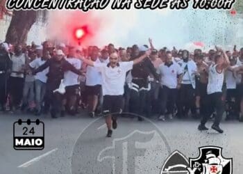 Força Jovem divulga caminhada de São Januário ao Maracanã para Fluminense x Vasco