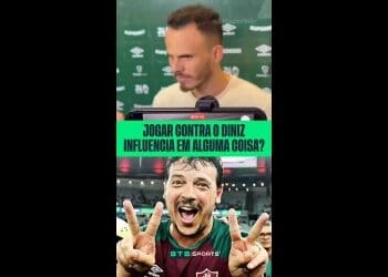 Renê, do Fluminense, compartilha suas experiências ao enfrentar seu antigo treinador, Fernando Diniz.