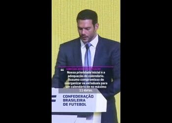 Novo presidente da CBF promete reduzir os Estaduais para 11 rodadas.