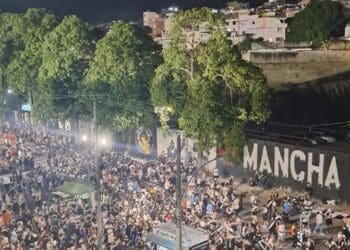 Confira a imagem da área ao redor de São Januário antes de Vasco x Melgar.