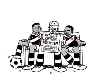 Confira a tirinha da Vascomics sobre a conquista em cima do Melgar.