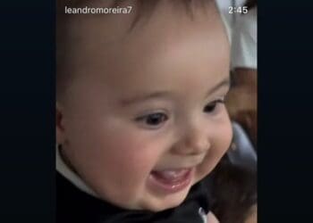 Cantora gospel Gabriela Rocha compartilha fotos do filho pela 1ª vez em São Januário; confira