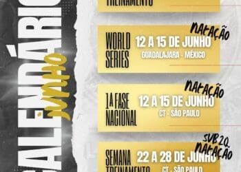 Confira o calendário de junho do Vasco na Natação e no Futebol Paralímpico