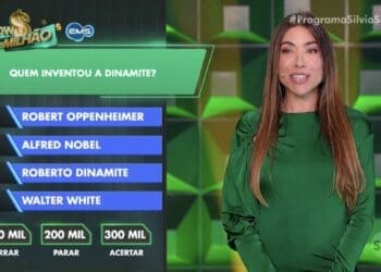 Roberto Dinamite é mencionado como uma opção na pergunta sobre o inventor da dinamite no ‘Show do Milhão’