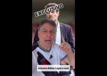 Admar Lopes permanece em Portugal e será apresentado no Vasco no decorrer da próxima semana, mas já está envolvido em reuniões.