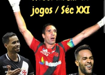 Alex Teixeira é o atleta do elenco atual com o maior número de partidas pelo Vasco no século XXI; confira o ranking.