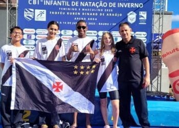 Natação: Vasco compete no Campeonato Brasileiro de Inverno em Bauru
