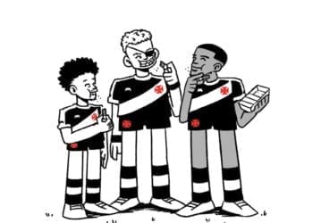 Confira a ilustração da Vascomics sobre a conquista em cima do São Paulo.