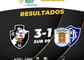 Sub-09: Vasco derrota Paraty/Canto do Rio e avança para a final do Torneio Fênix contra o Americano