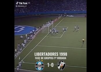 Revisite as partidas do Vasco na trajetória rumo ao título da Libertadores de 1998.
