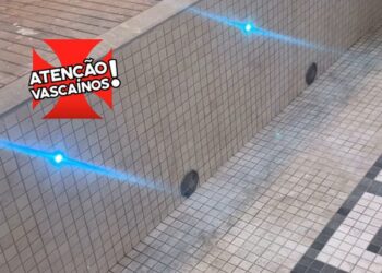 Vasco avança nas obras de aprimoramento no CT Moacyr Barbosa; confira imagem da área da piscina e hidromassagem.