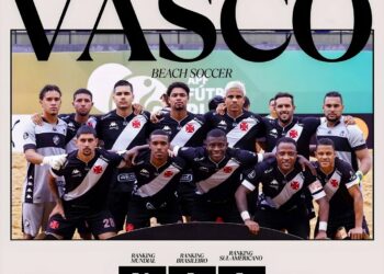 Futebol de Praia: Vasco ocupa a 14ª posição e é o melhor sul-americano no ranking global