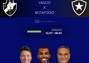 Conheça os especialistas que estarão responsáveis pela transmissão de Vasco x Botafogo na televisão.