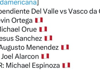 Kevin Ortega, do Peru, ficará encarregado da arbitragem entre Independiente del Valle e Vasco na Sul-Americana; Joel Alarcon assumirá o papel de VAR.