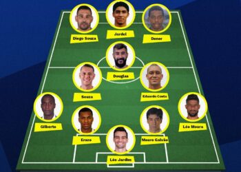 Confira a equipe composta por atletas que já representaram Vasco e Grêmio.