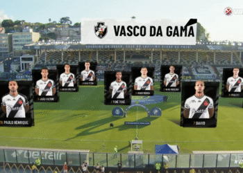 Veja a formação do Vasco para a partida contra o Grêmio; David é a única inclusão nova.
