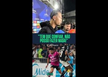 João Victor solicita o apoio da torcida ao time; assista ao vídeo.