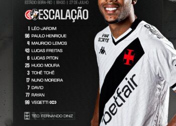 Veja a formação do Vasco para a partida contra o Internacional; Mauricio Lemos é a surpresa.